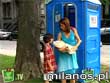 B�yskawiczny por�d w toalecie