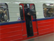 Maniak telewizyjny w metrze
