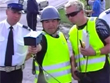 Kabaret Ani Mru-Mru i policja na wsp�lnym patrolu w Lublinie