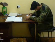 Rozmowa z podoficerem dy�urnym