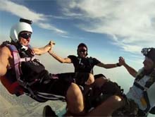 Skydive w Dubaju