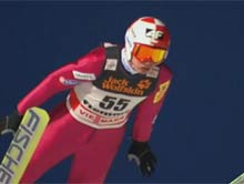 Zwyci�ski skok Kamila Stocha w Predazzo (131,5m)